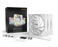 BE QUIET! Light Wings White 140 PWM high-speed Triple-Pack 3x140mm BL103 - 1138229 - zdjęcie 4